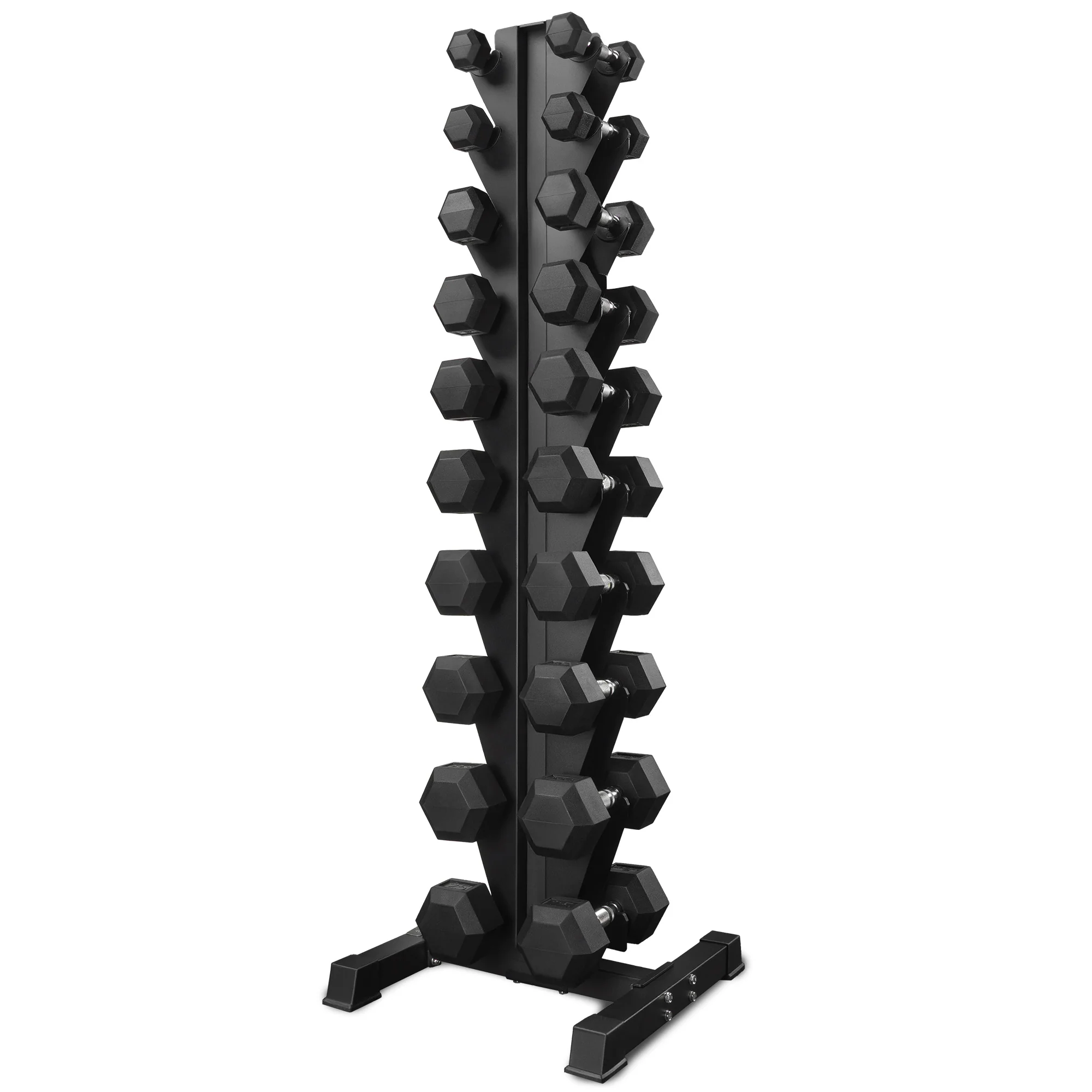 AmStaff Fitness Dumbbell Set with Rack – 6 / 8 / 10 Pair Sets - Image 3